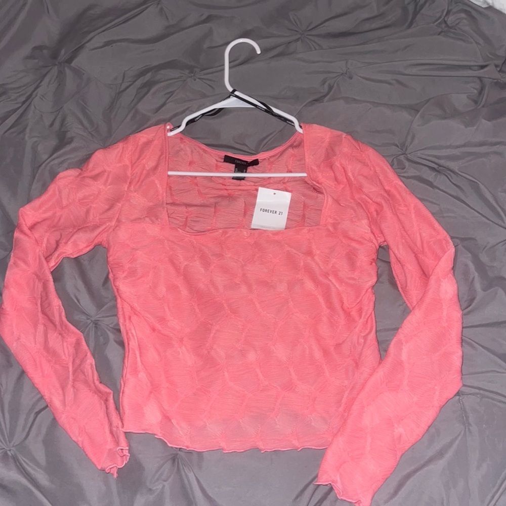 Pink Long-sleeved top